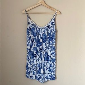 Floral Print Romper